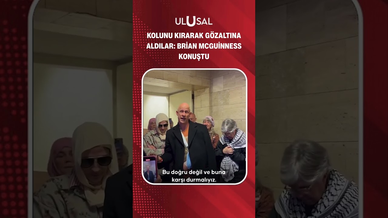 Kolunu kırarak g&ouml;zaltına aldılar: Brian McGuinness konuştu #keşfet #shorts
