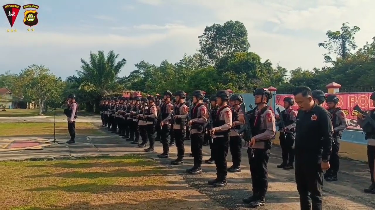 Giat Apel Kesatuan Personel Kompi 2 Yon C Por dipimpin Ps Danyon A Pelopor Melalui Zoom Meeting