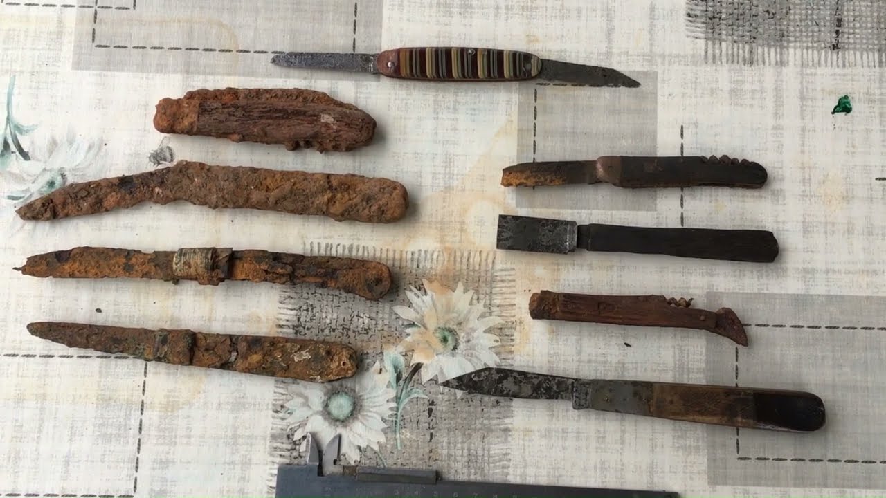 Натюрморт с ножами времен 1й мировой войны