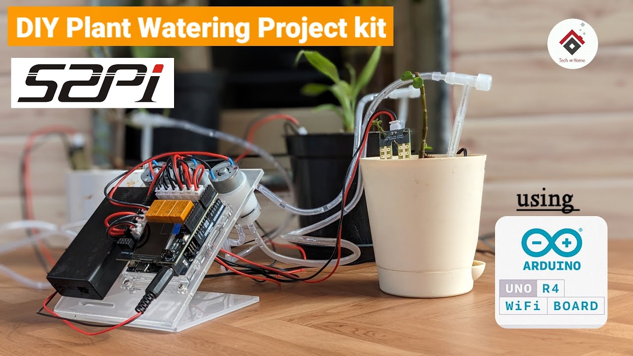 Комплект для полива растений 52Pi с Arduino UNO R4 WiFi | Комплект для самостоятельного создания ...