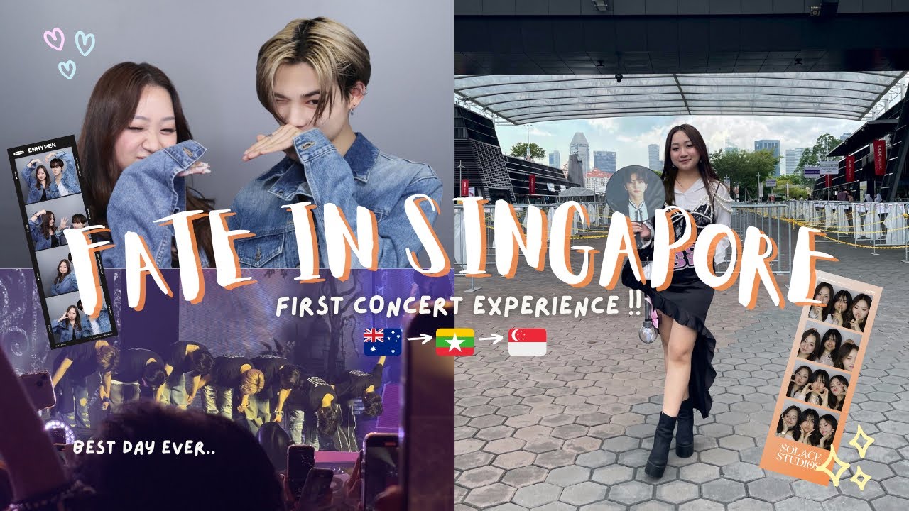 ENHYPEN CONCERT VLOG 🇸🇬 | vip experience, photoism, jungwon birthday event, shopping,...