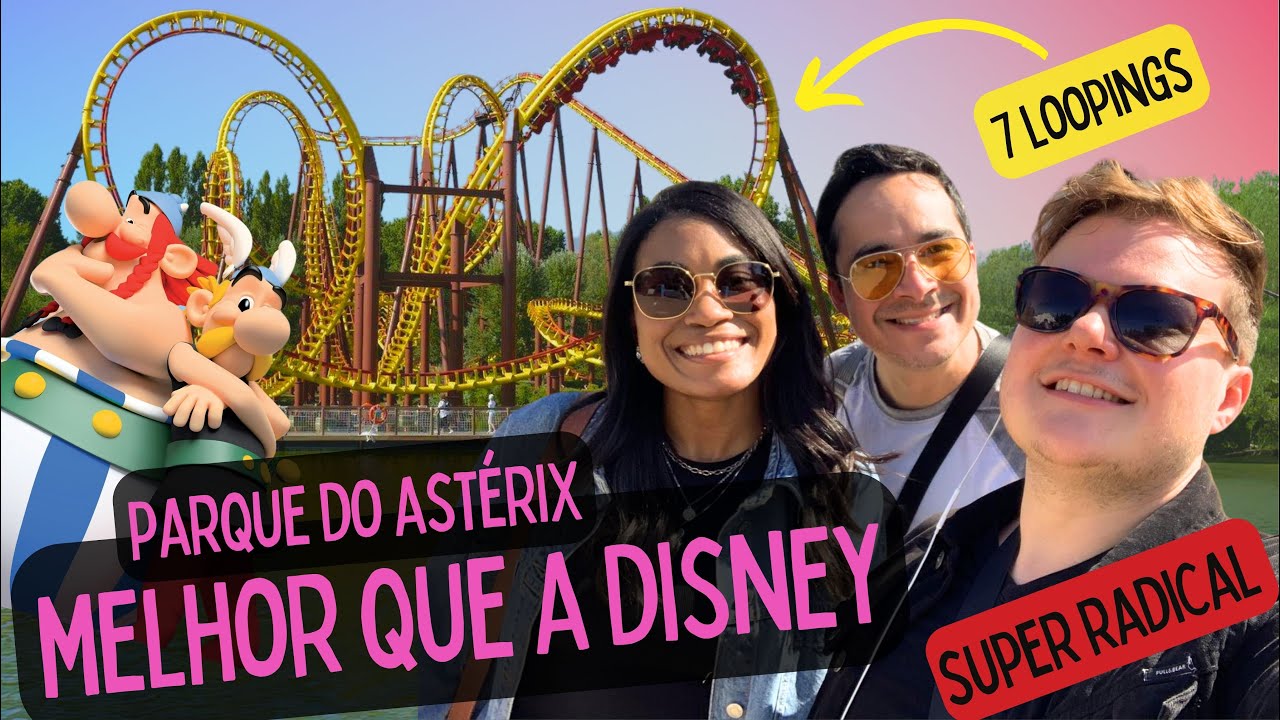 Vlog no PARQUE DO ASTÉRIX - SUPER RADICAL
