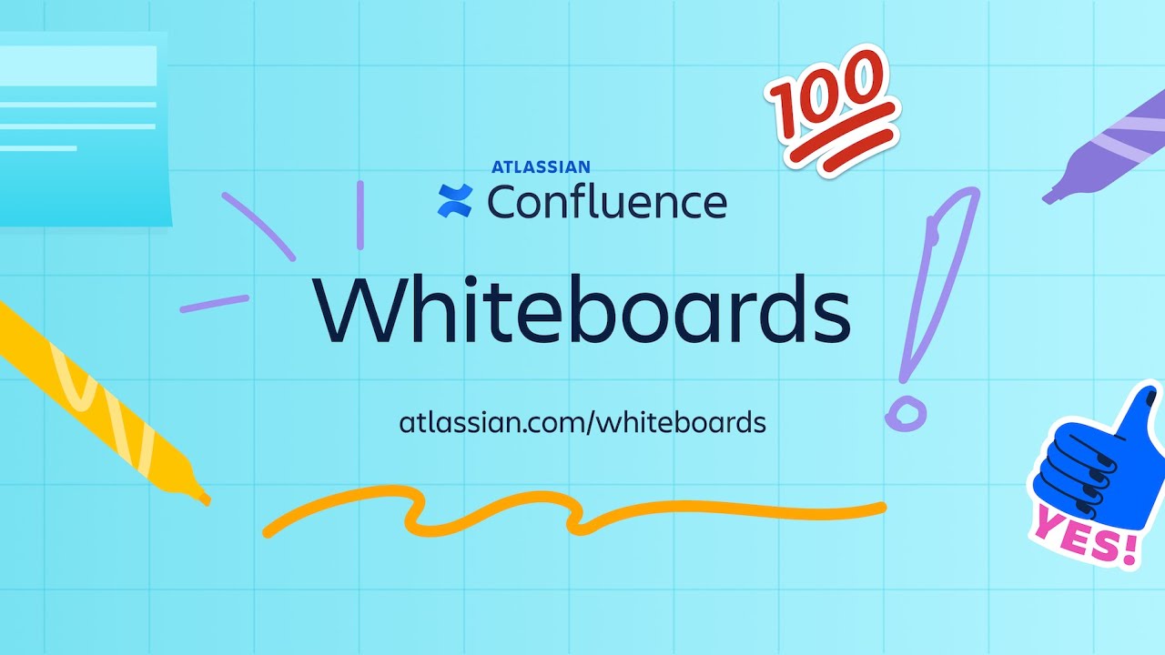 Brainstorm freely with Confluence whiteboards