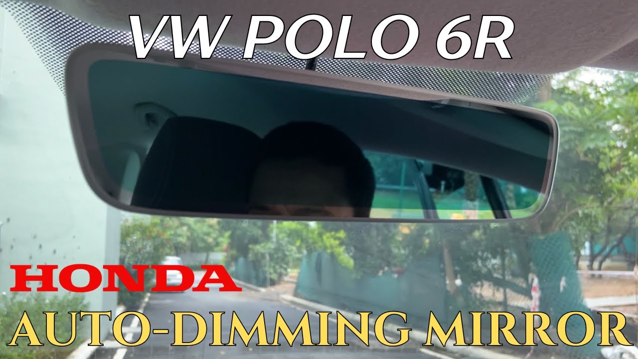 Polo 6R - Installing Honda OE auto-dimming rear view mirror