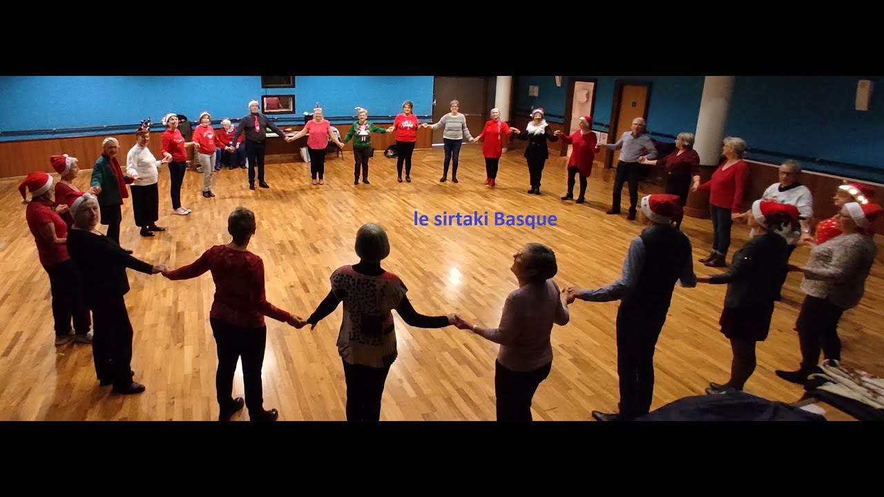 Danse en ligne - cercle musette – le Sirtaki basque – décembre 2023