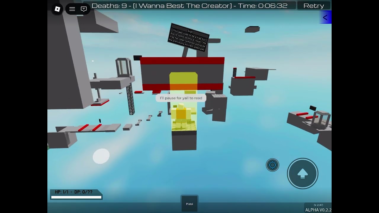 playing I wanna best the creator (part 2)