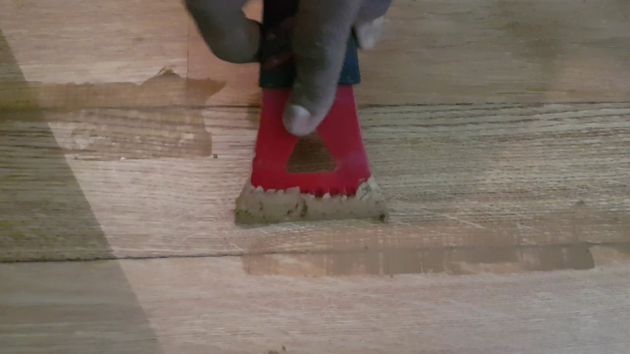 Stuccatura parquet video tutorial come riempire le fessure