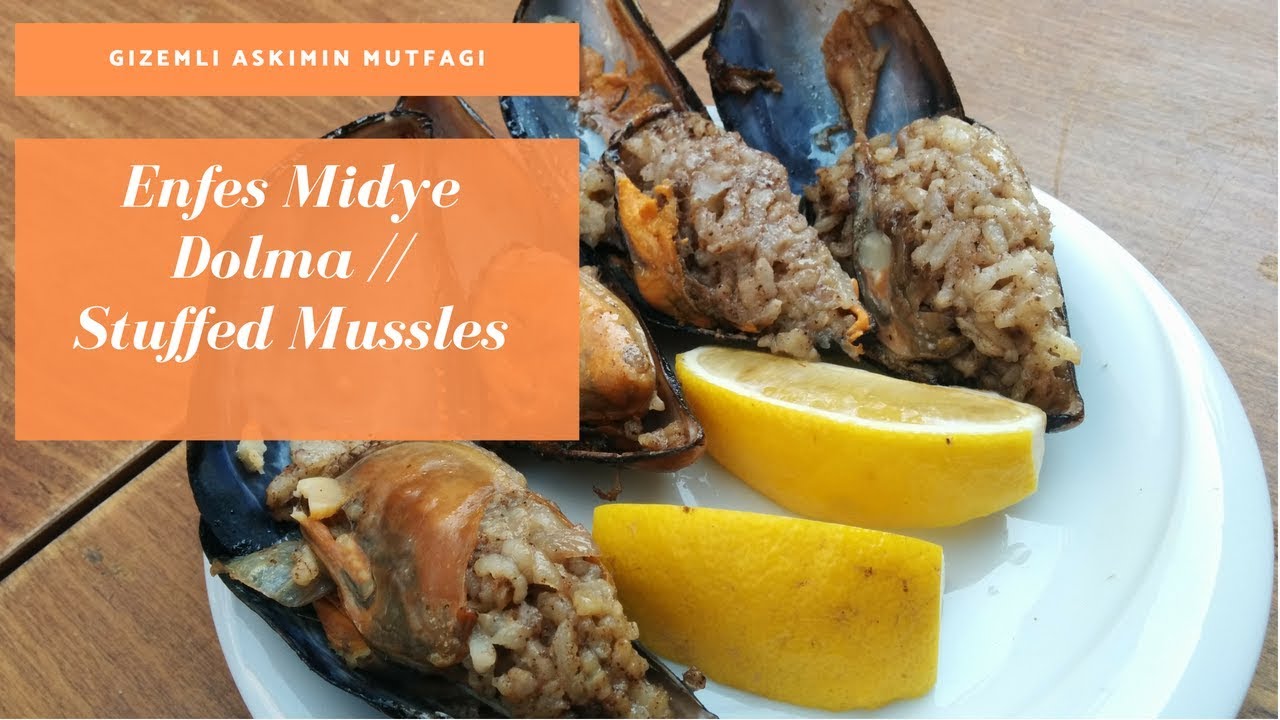 Enfes Midye Dolma Tarifi / Stuffed Mussels Recipe