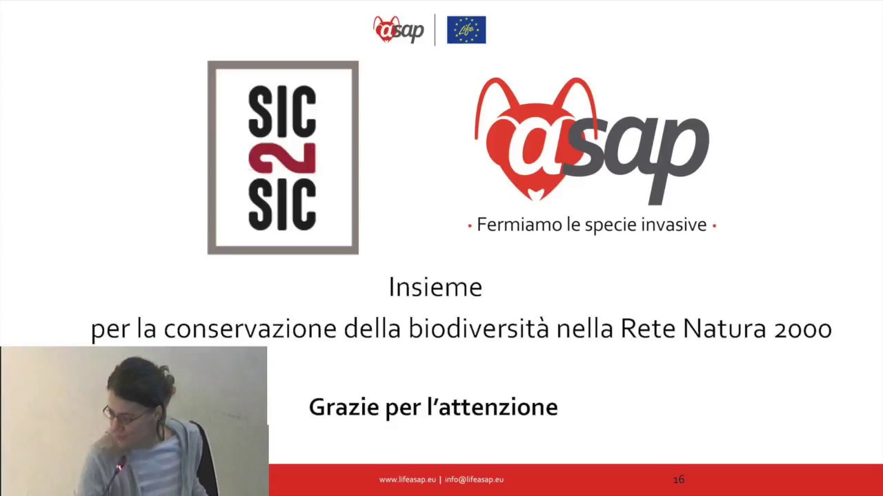 Lucilla Carnevali (ISPRA): Life ASAP:il coinvolgimento cittadini nel contrasto alle specie invasive