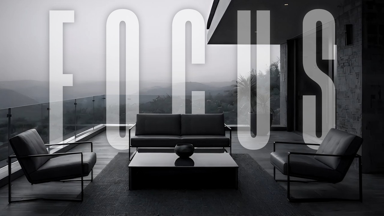 Gray Calm Balcony | Deep Focus Ambient Music #jqkart
