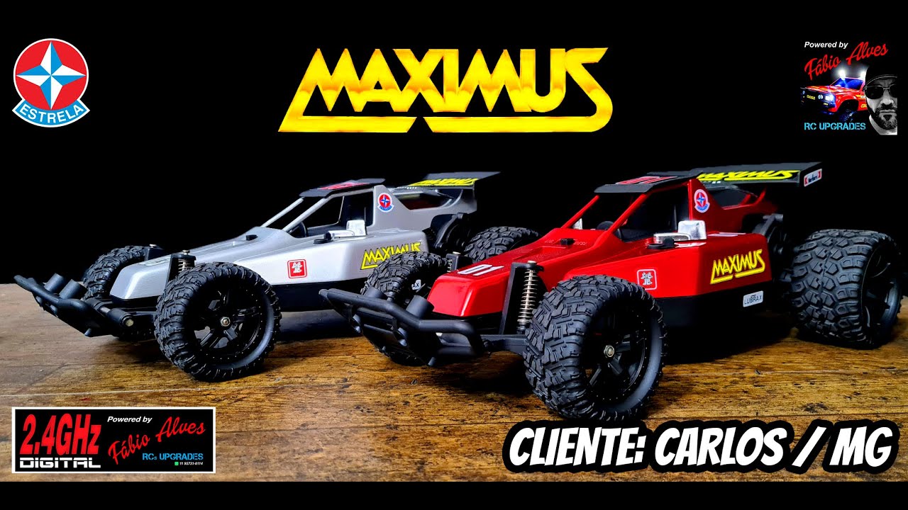 MAXIMUS ESTRELA UPGRADE DIGITAL 2.4GHZ AUTOMODELO - CLIENTE: CARLOS / MG