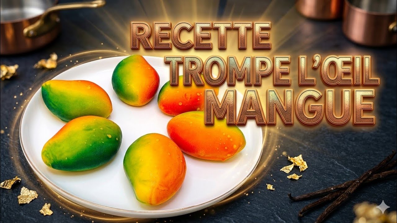 Trompe l'Œil Mangue : Le Dessert Qui Va EPATER Tous Le Monde !