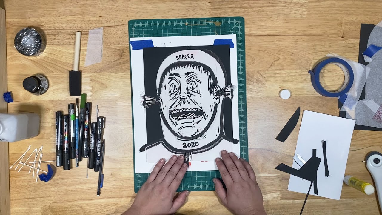 Screenprinting: Creating Handmade Positive Stencils
