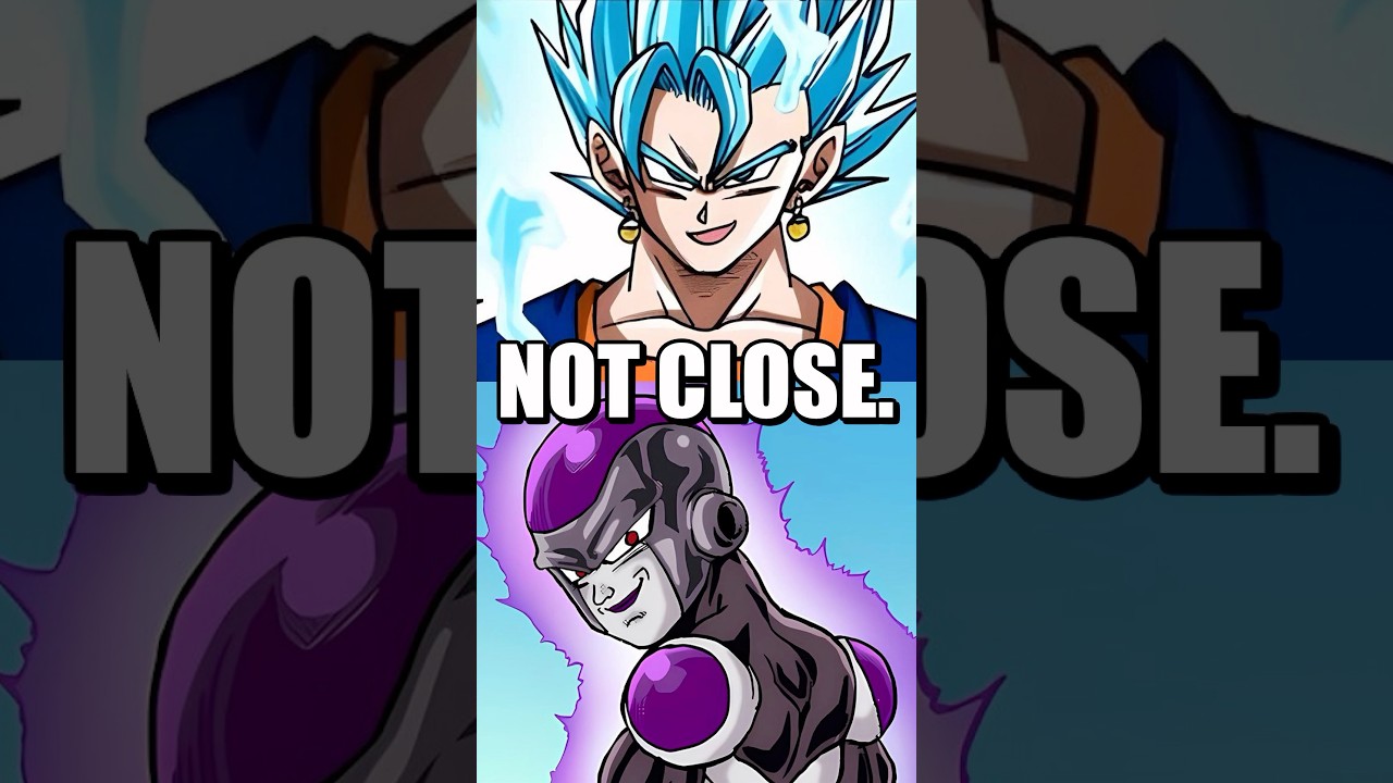 Vegito Blue VS Black Frieza is NOT Close.