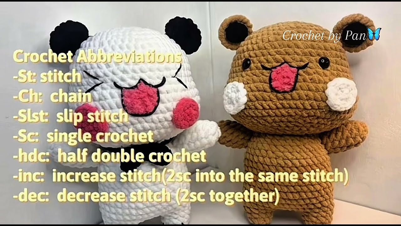 Handmade Crochet  Bubu ——-Dudu Tutorial (part1)
