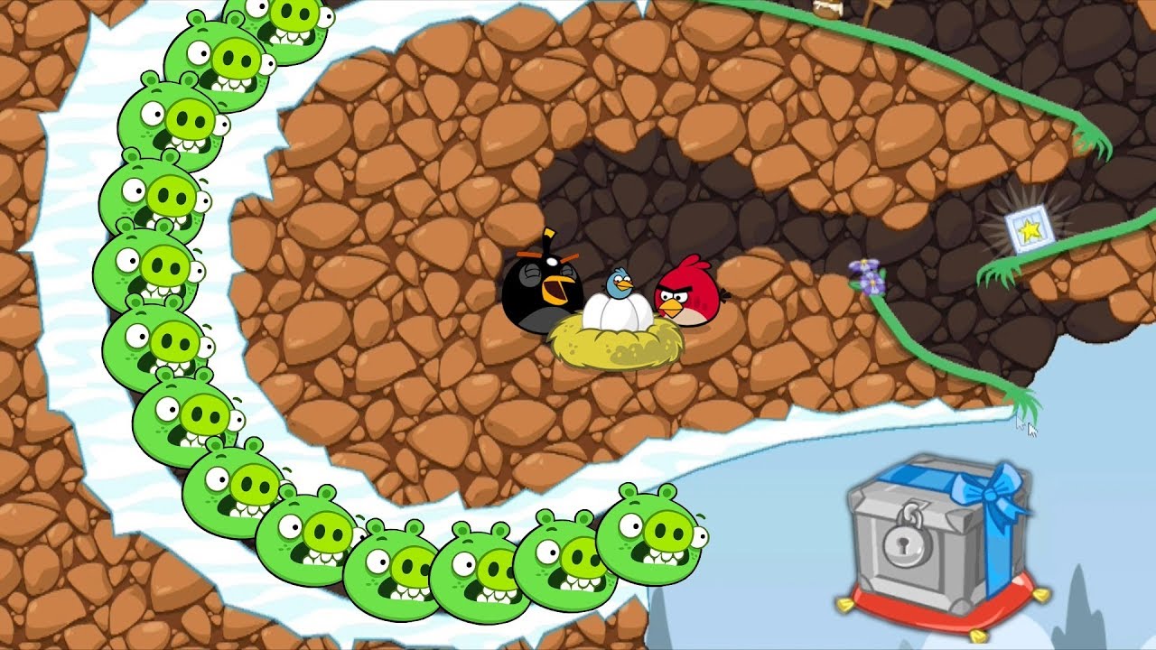 Bad Piggies - ZOMBIE PIG SLIDE TO HIT THE CRATE! Angry Birds Wake Up!