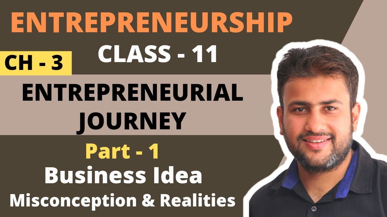 Entrepreneurial Journey | Class 11 | Entrepreneurship | Chapter 3 | Part 1 | Business Ideas