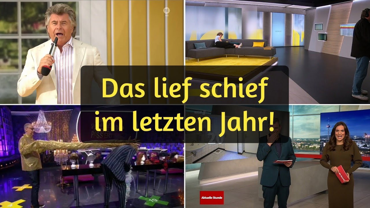 Kamera ab! Der TV-Pannenrückblick 2024