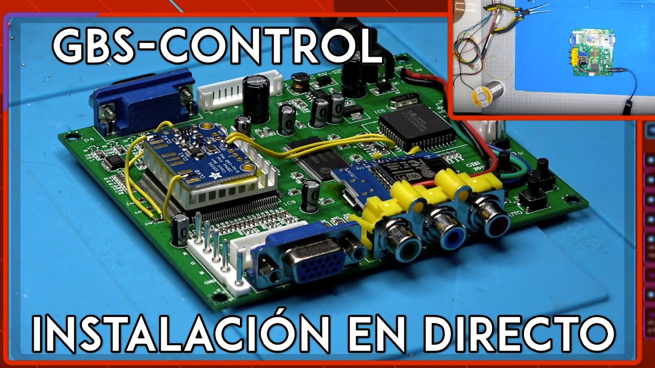 Instalación GBS-control escalador 31kHz/15kHz GBS-8200 - en directo