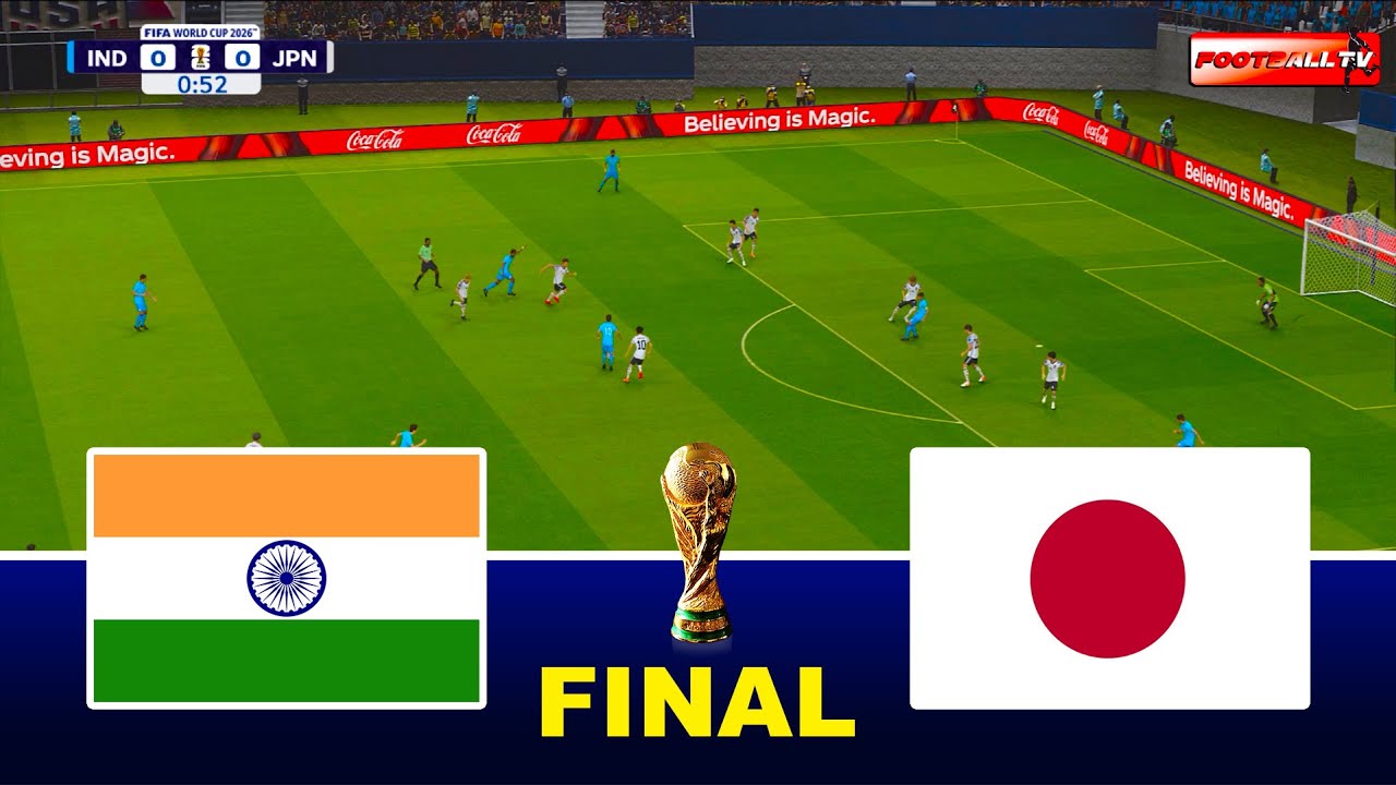 INDIA vs JAPAN - FIFA WORLD CUP 2026 FINAL | Full Match All Goals | Pes 21 Gameplay