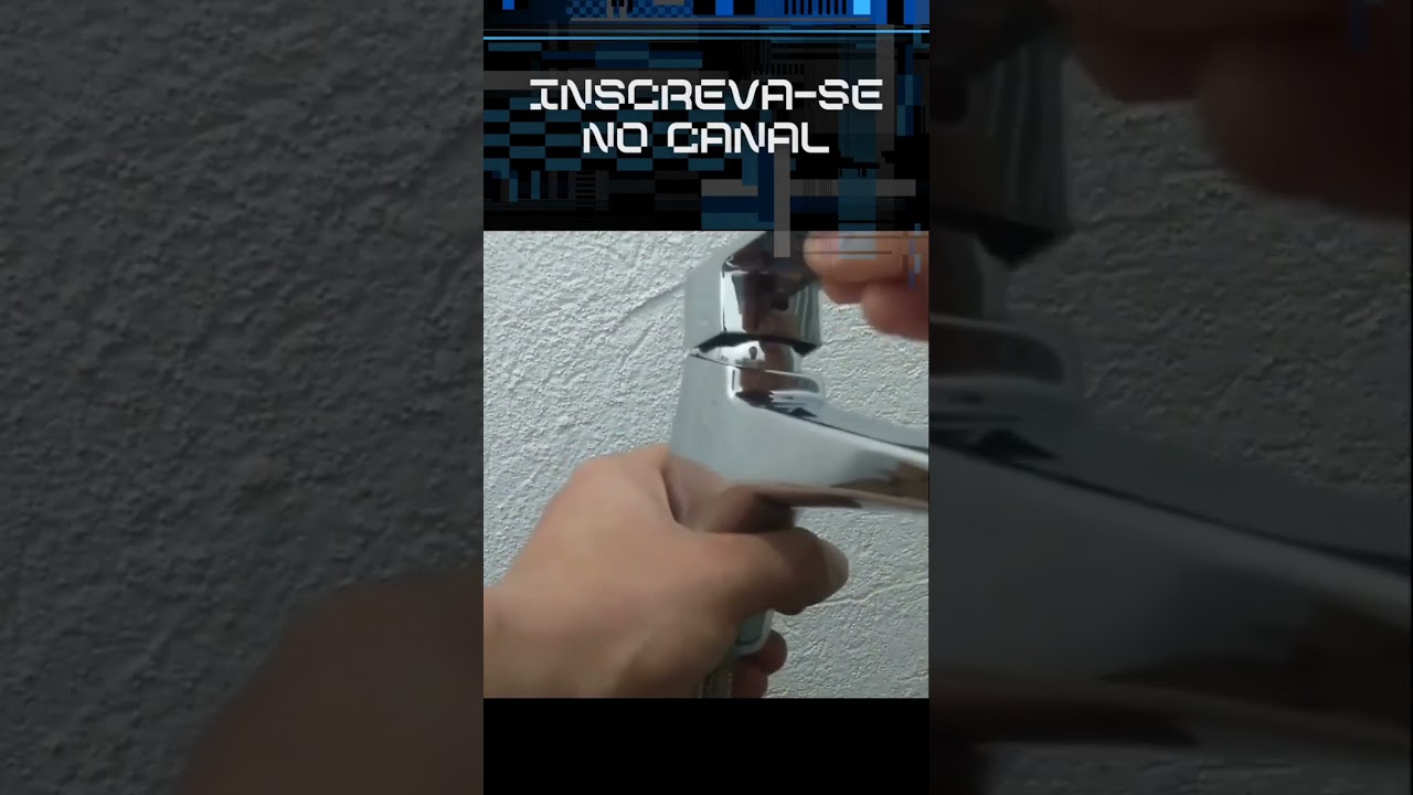 Como tirar o reparo da torneira Misturador Monocomando #shorts #diy #plumber