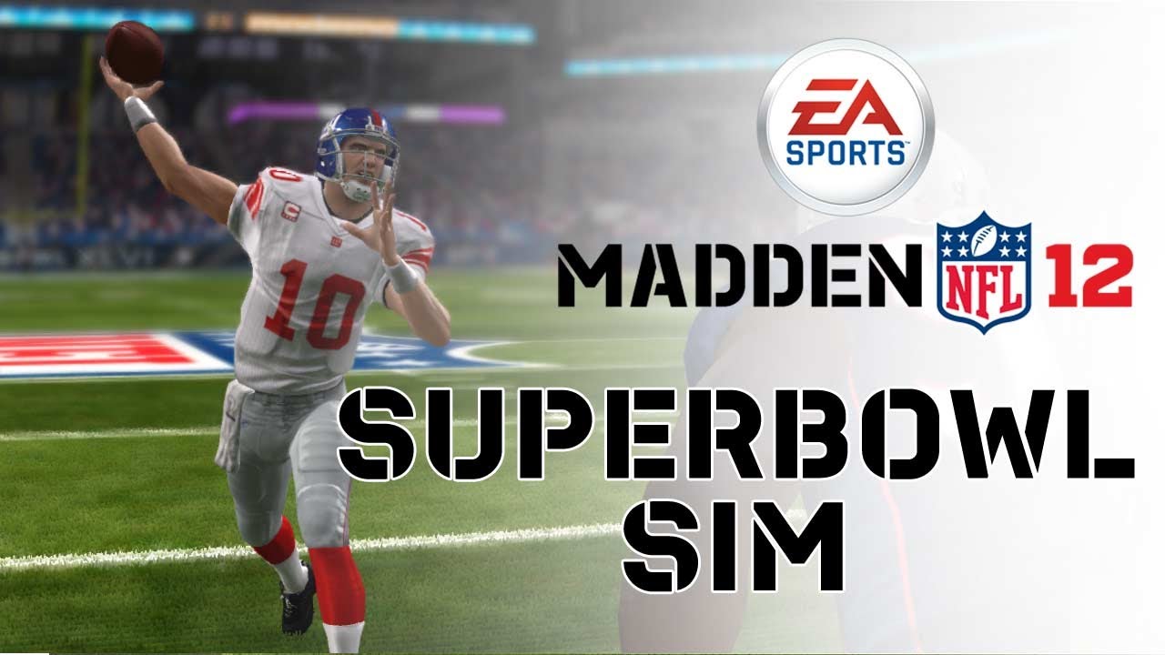 Madden NFL 12 - Super Bowl XLVI Sim - Patriots vs Giants