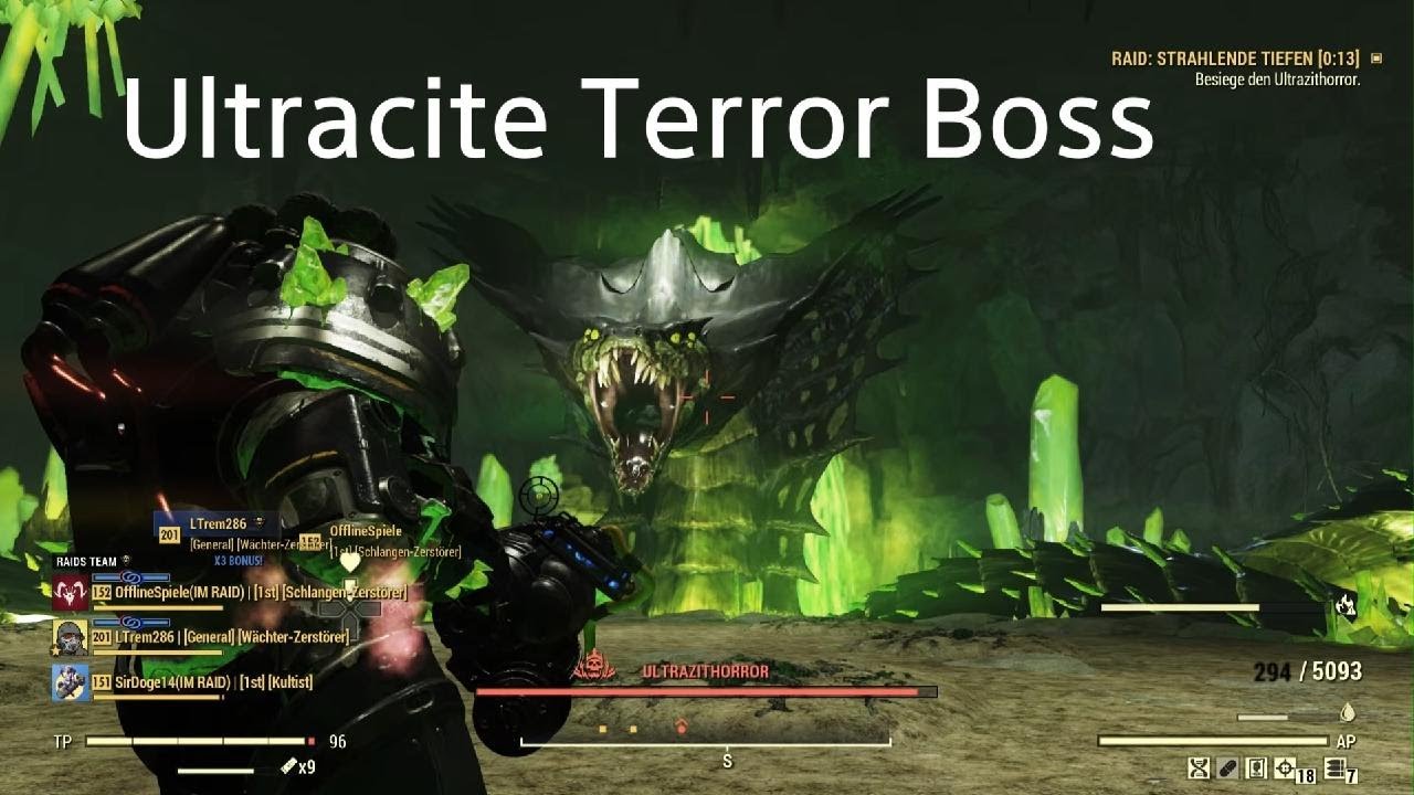 Fallout 76 - Gleaming Depths Ultracite Terror Boss