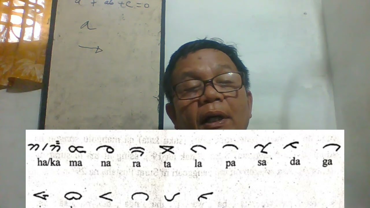 BELAJAR AKSARA BATAK TOBA PART 1