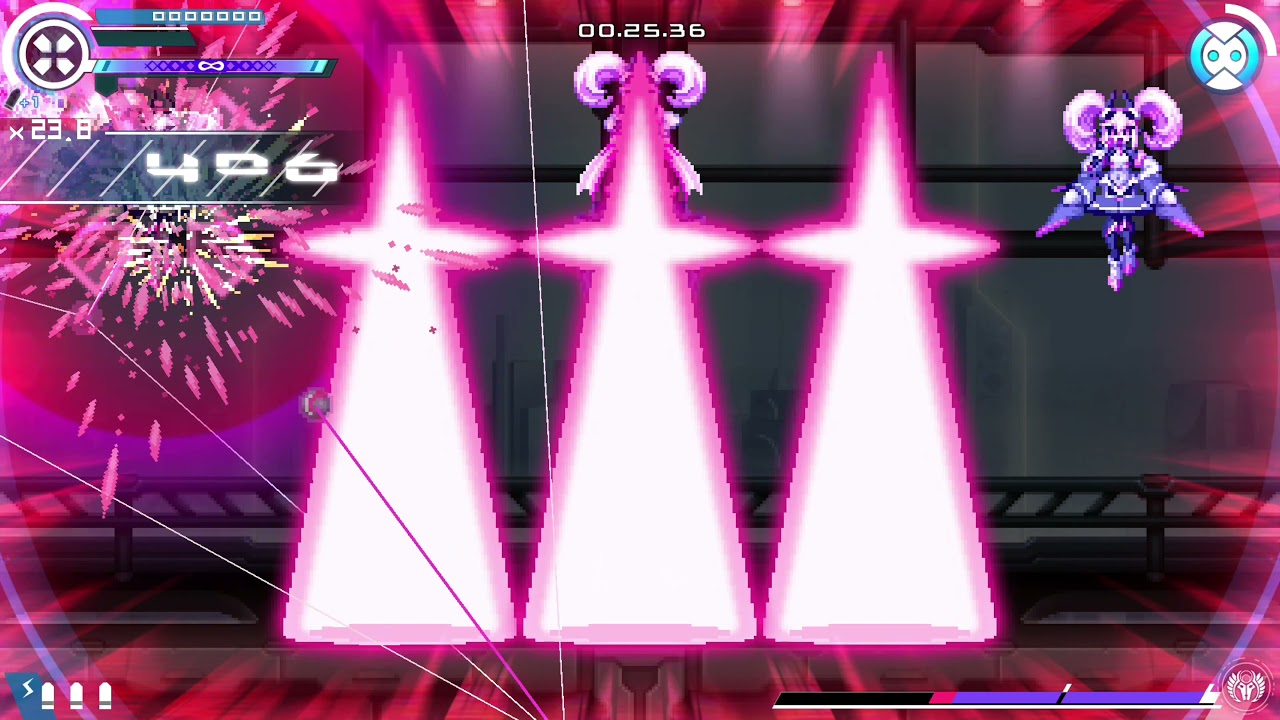【VSイソラ】白き鋼鉄のX（イクス） THE OUT OF GUNVOLT【モード・ダークネス S+】