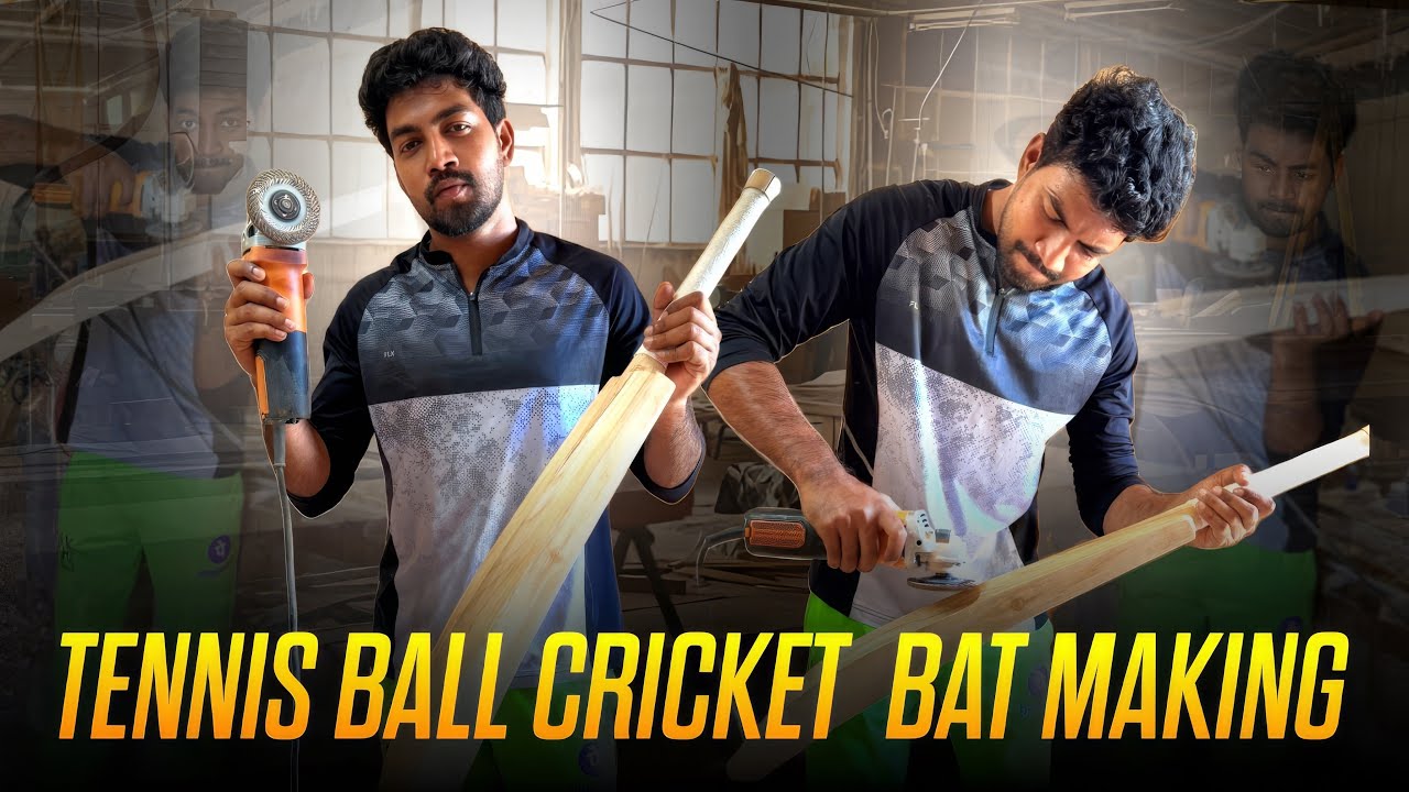  The making of Tennis Cricket Bat in India | Kashmir￼ willow bat | The process things