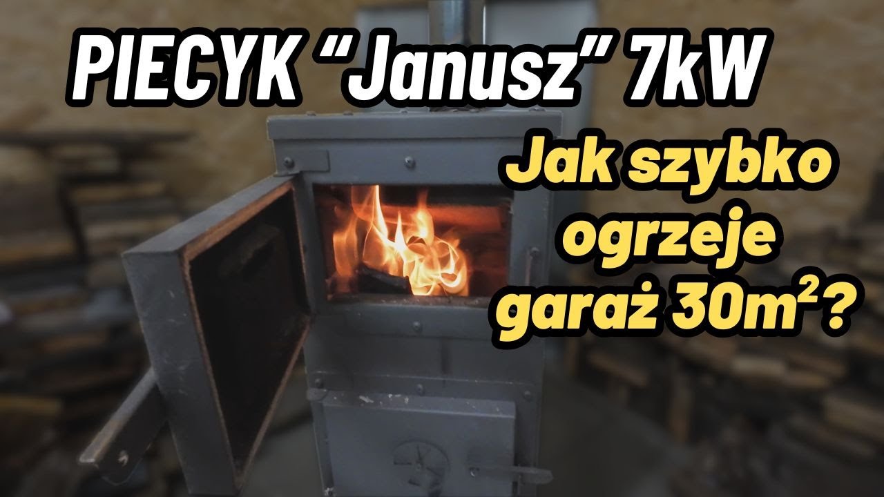 OGRZEWANIE DO GARAŻU - PIECYK - KOZA 