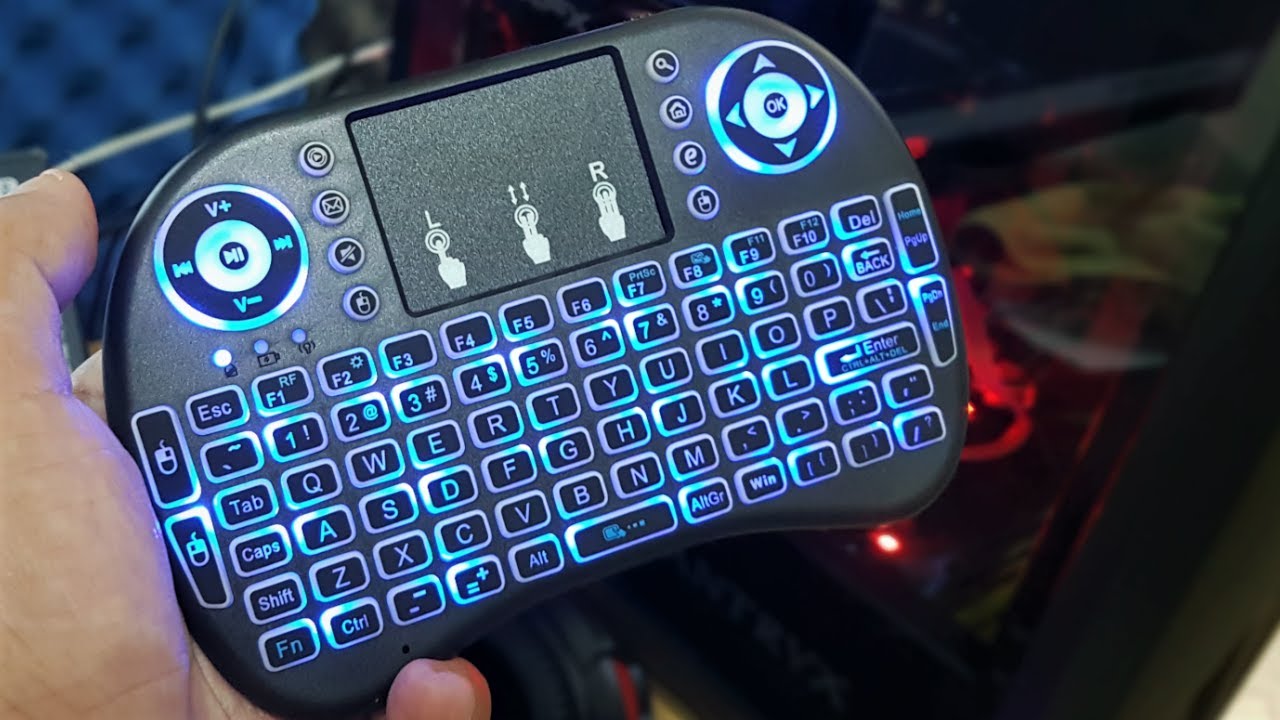 Mini Teclado Inal&aacute;mbrico para PC, SMART TV y ANDROID