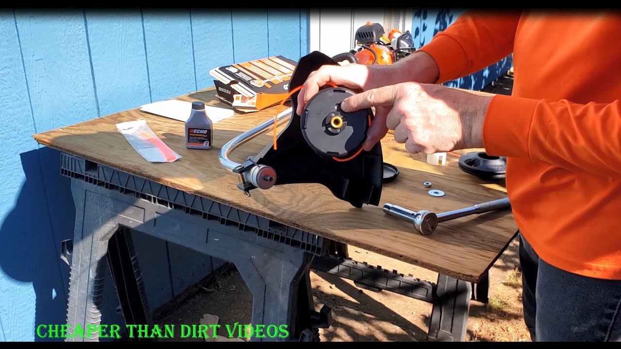 How to Install the Echo Speed Feed 400 Auto Line Trimmer Head to Echo GT225 Gas Trimmer
