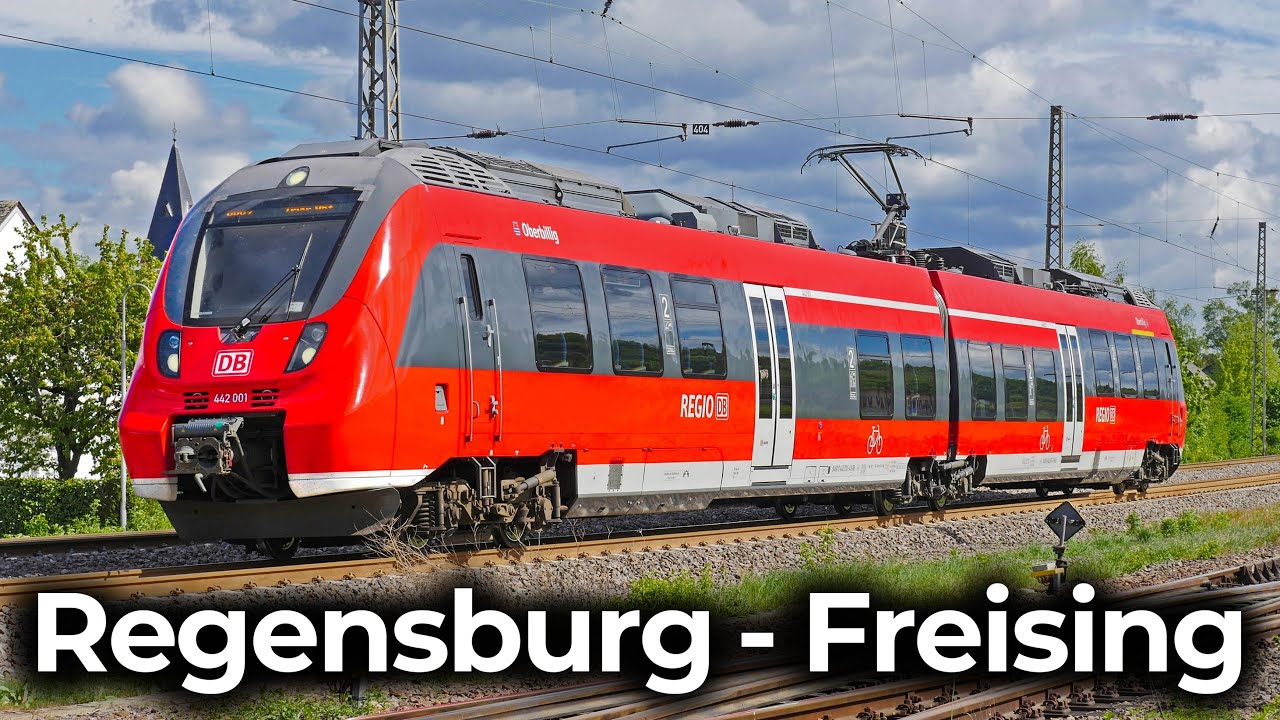 Im Regionalexpress nach Oberbayern | Führerstandsmitfahrt: Regensburg - Freising | TALENT 2 – BR 442