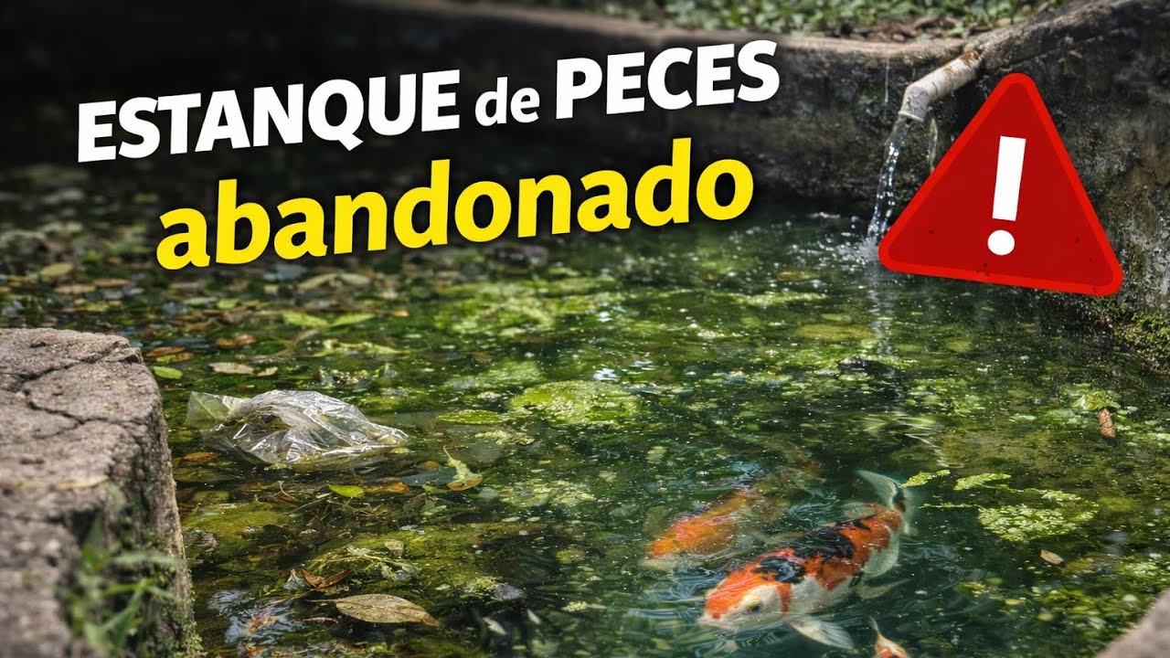 ESTANQUE de PECES KOI | COMO ELIMINAR LAS ALGAS de mi ESTANQUE