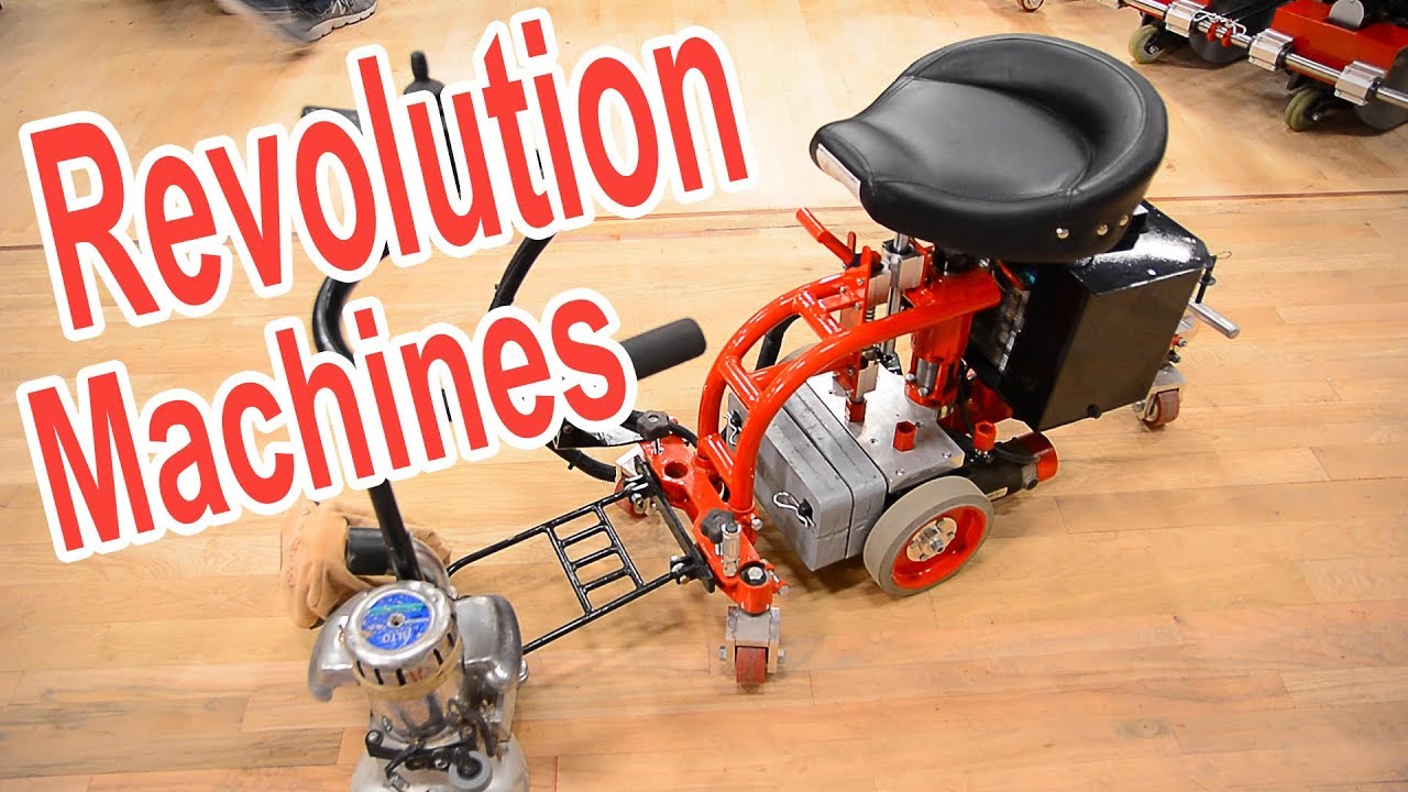 Revolutionary Gym Floor Riders for Sanding | Jerry Brainerd at City Floor Supply