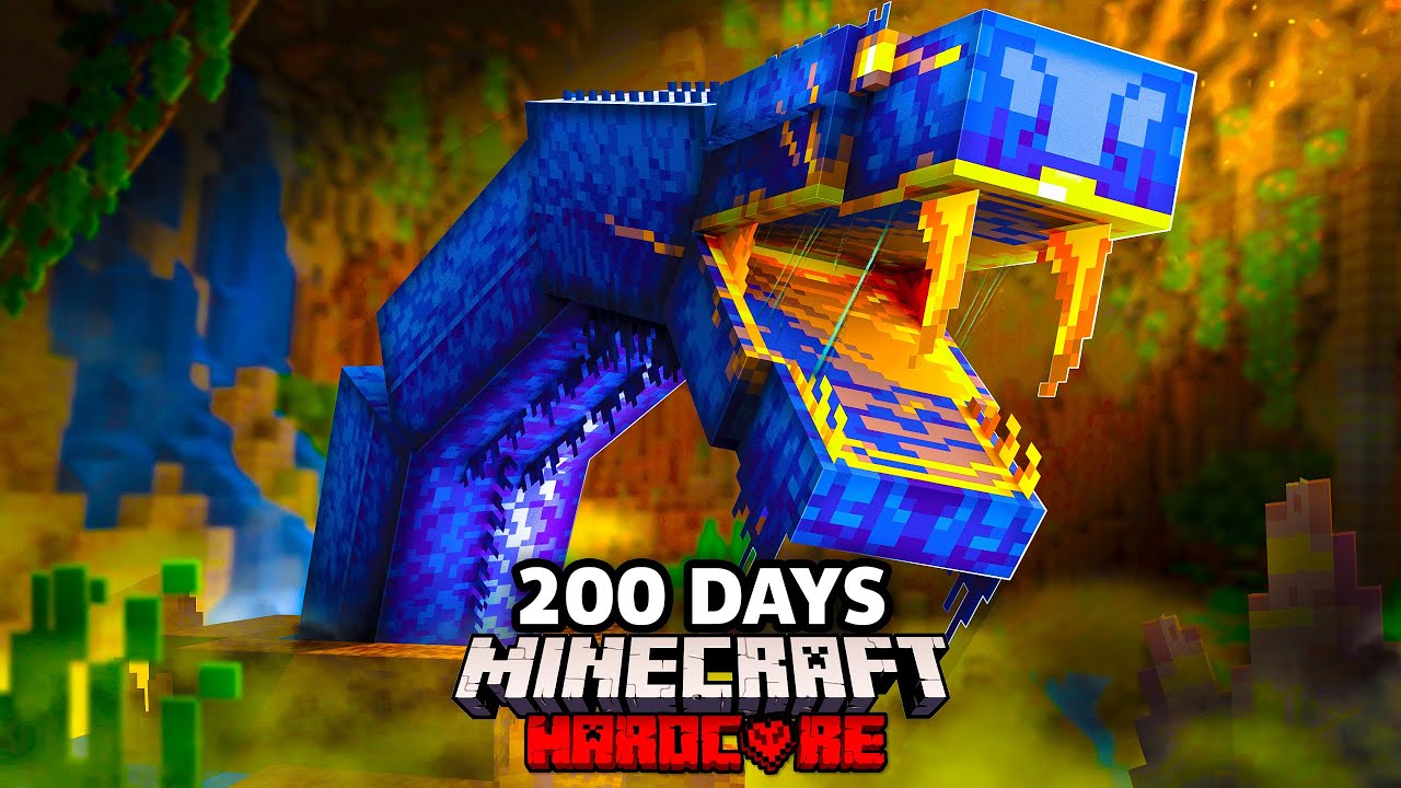 I Survived 200 Days in an ANCIENT APOCALYPSE in Minecraft Hardcore!