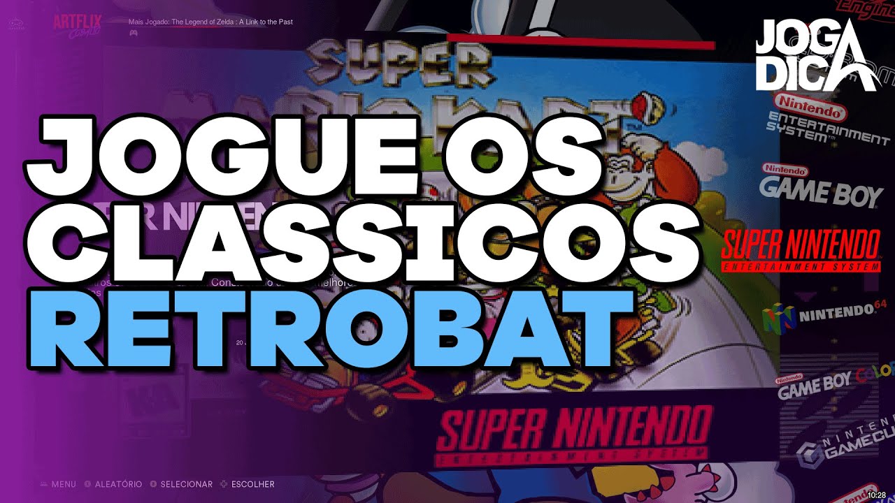 Retrobat: A plataforma definitiva para jogar seus jogos retrô favoritos no Windows!