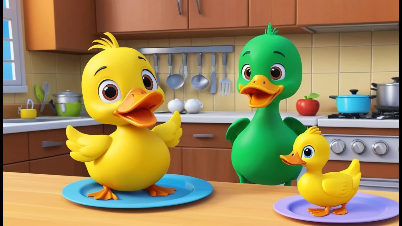 Утка поскользнулась на банановой кожуре н