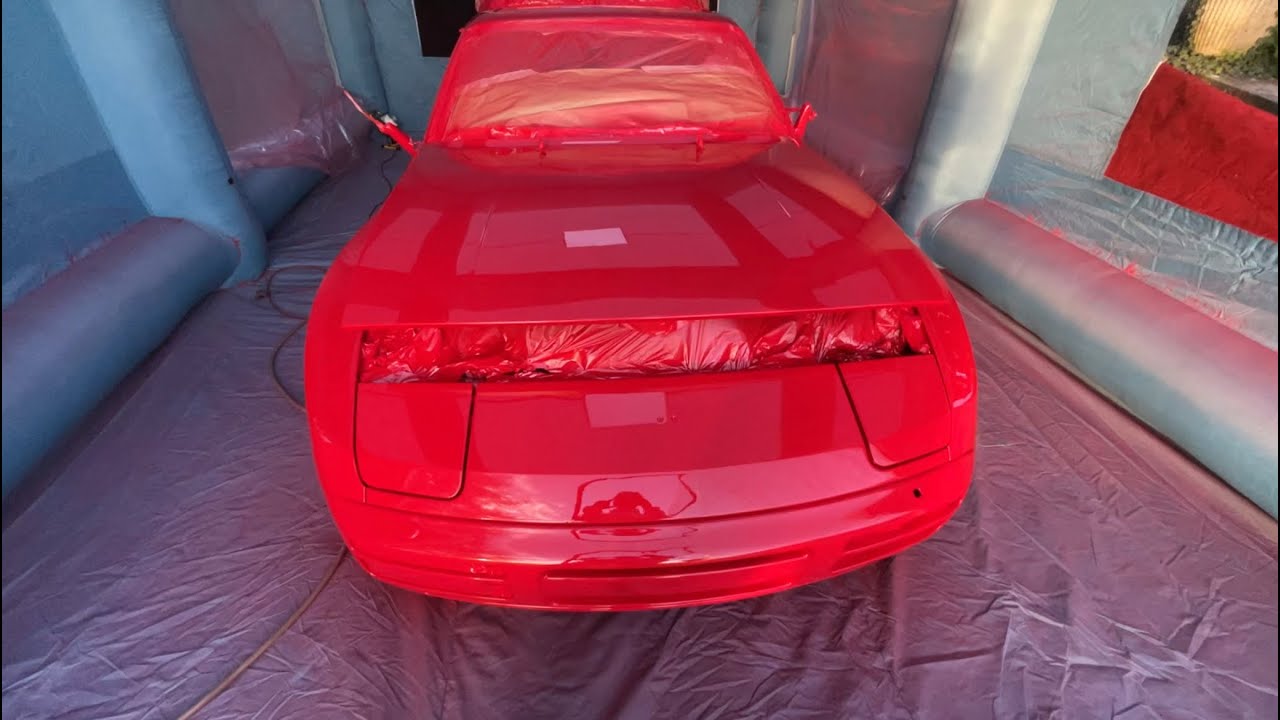 PEINTURE COMPLETE PORSCHE 944 TURBO💥 DANS CABINE GONFLABLE
