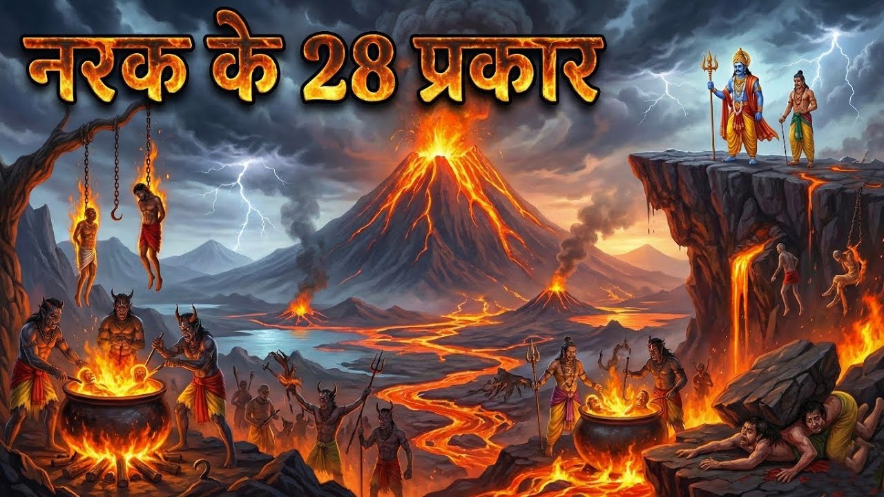 गरुड़ पुराण: 28 डरावने नरक! हर पाप की अलग सज़ा 😱 | Garud Puran Secret