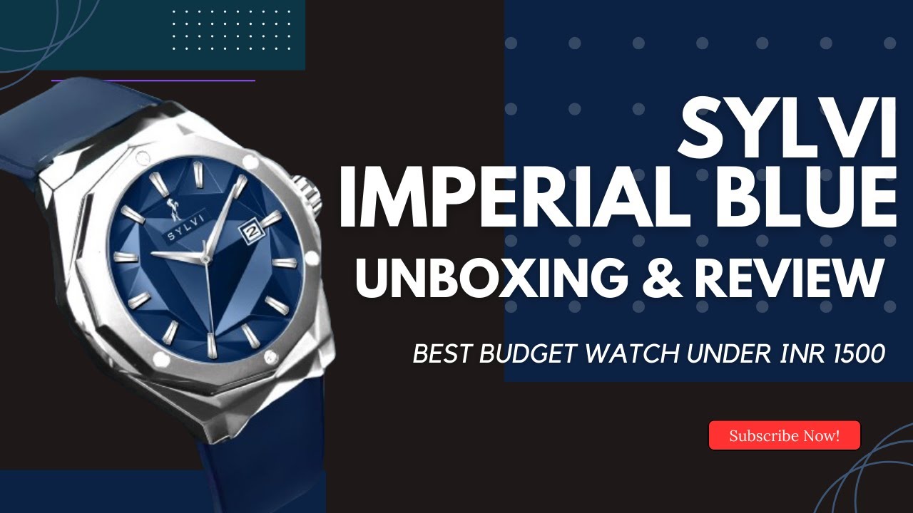 Sylvi Imperial Blue Review | A Budget Premium Watch | Hublot Orlinski Homage | Best Watch under 1.5K