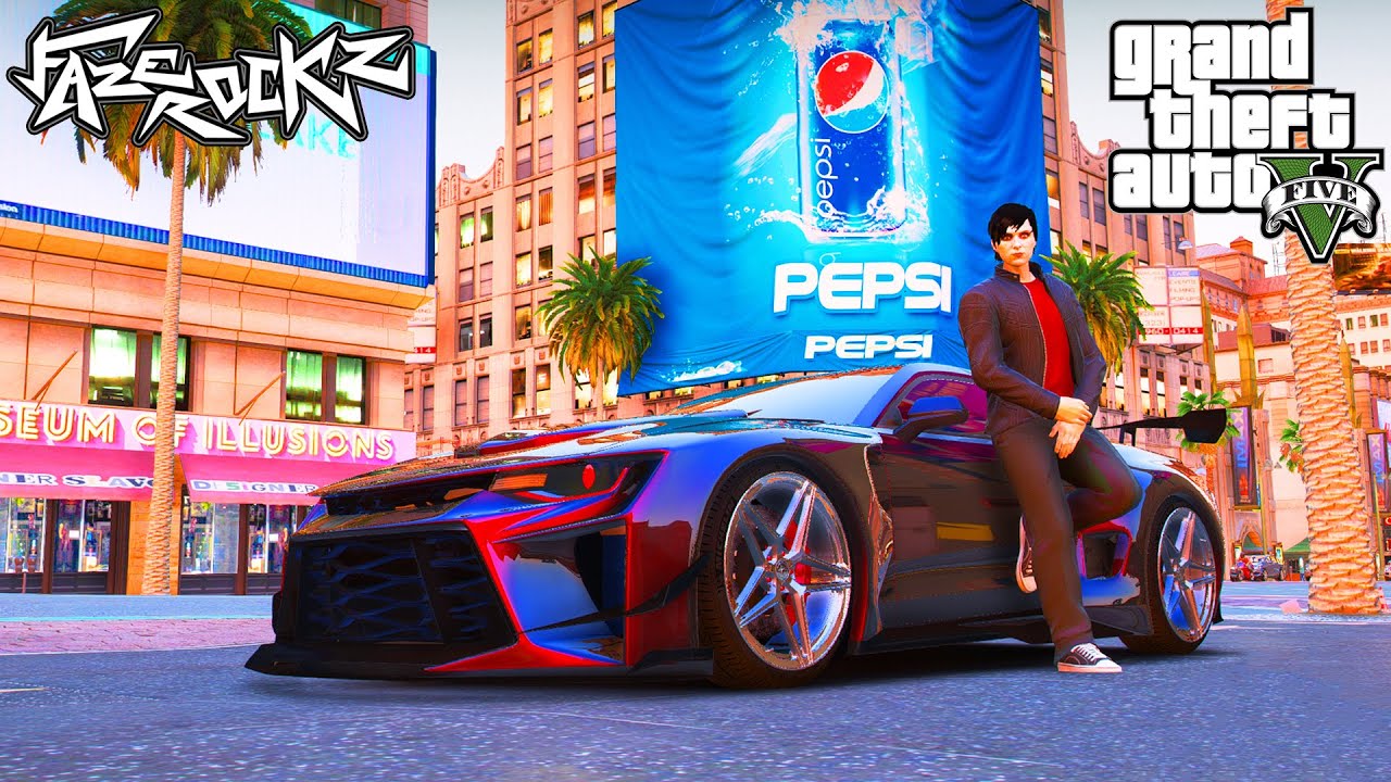 Driving In Beverly Hills Los Angeles California USA 4K (Grand Theft Auto 5)
