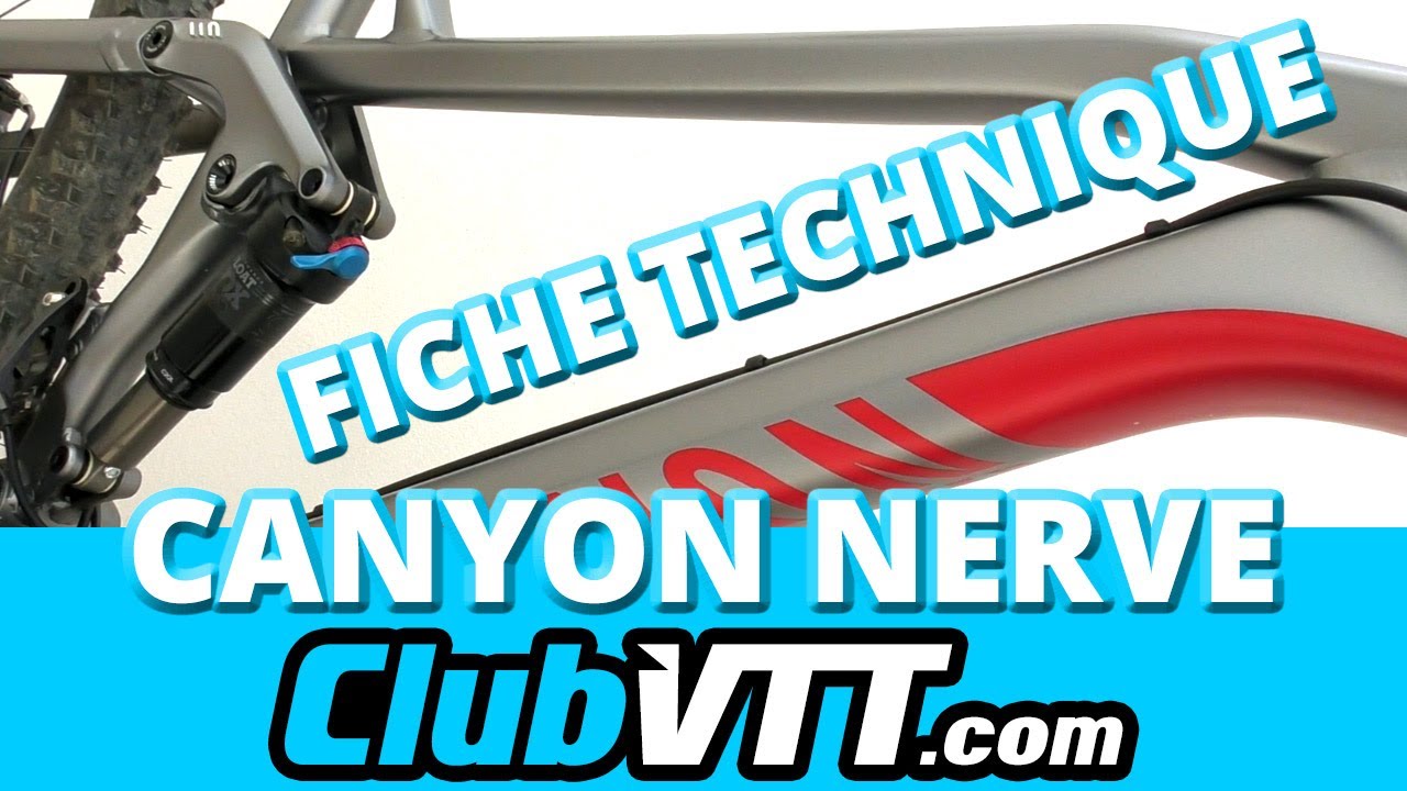 Test vtt CANYON NERVE AL 8.9 - Fiche technique - 199