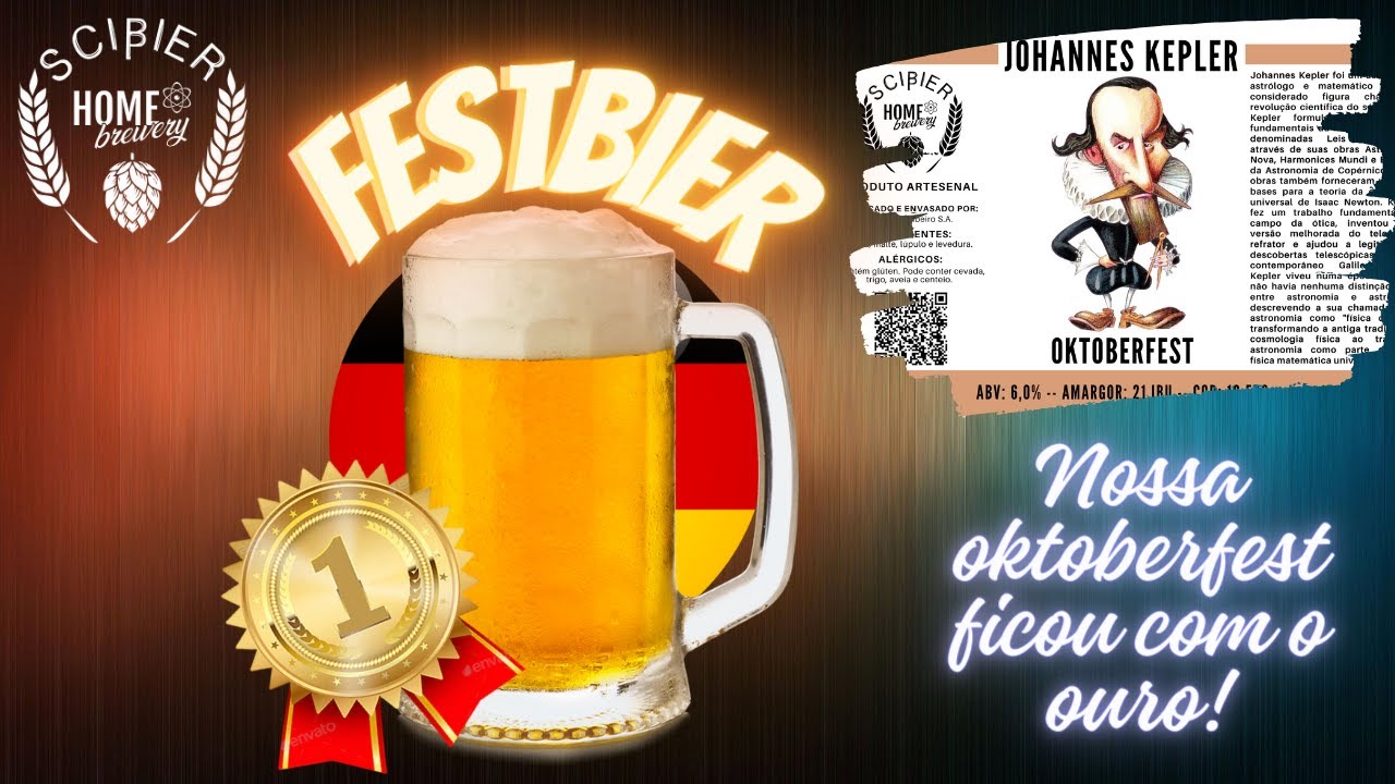 Fizemos uma Festbier e ela foi premiada