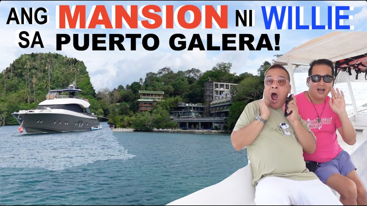 NAKATAGO! ANG LAKI! SILIPIN natin ang MANSION ni WILLIE REVILLAME!🛶😊⛰ May SPEEDBOAT, may YATE!