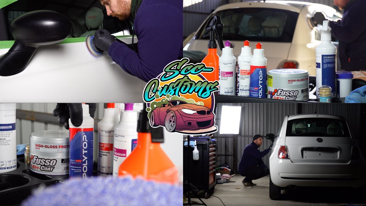 From Scratched to Stunning &ndash; 2 Step Paint Correction Transformation! #scccustoms #cardetailing #fiat