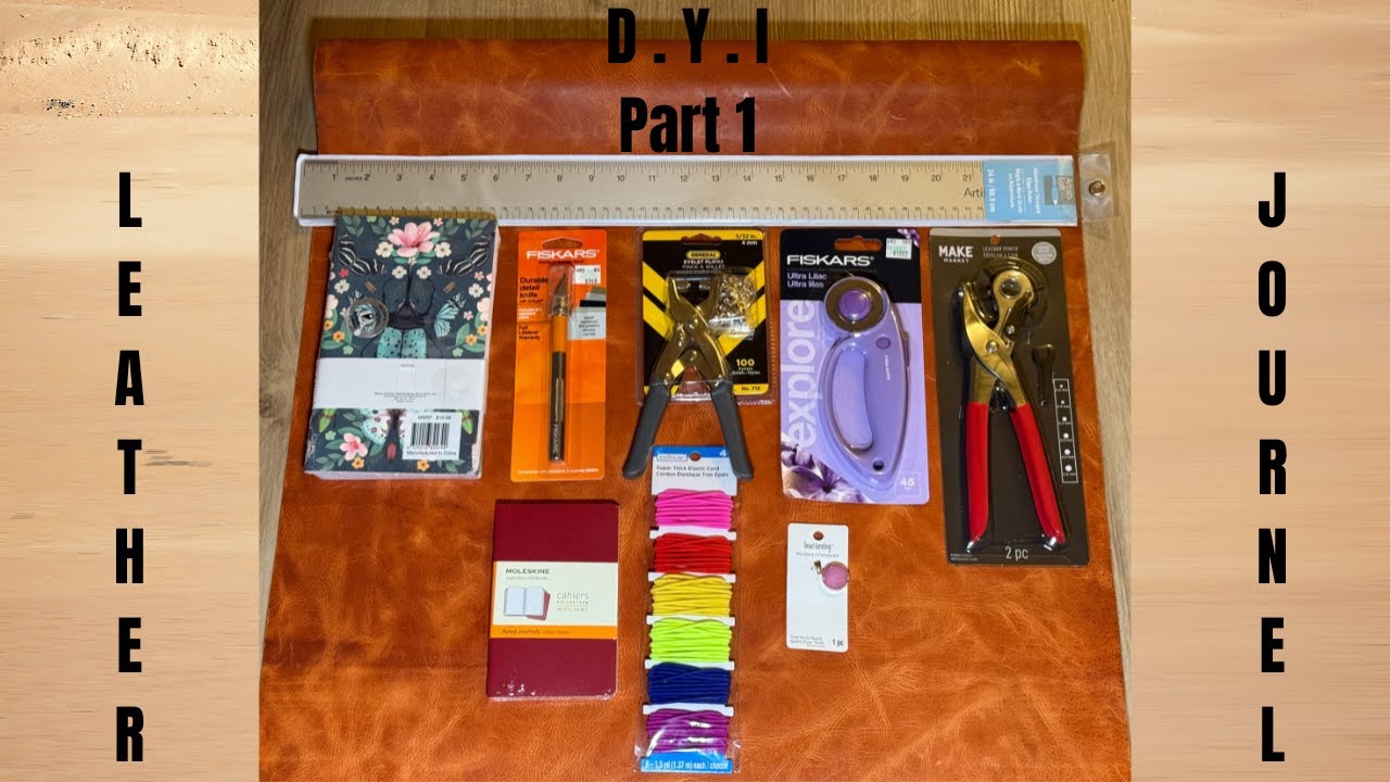 DYI Leather Journal Cover Pt  1