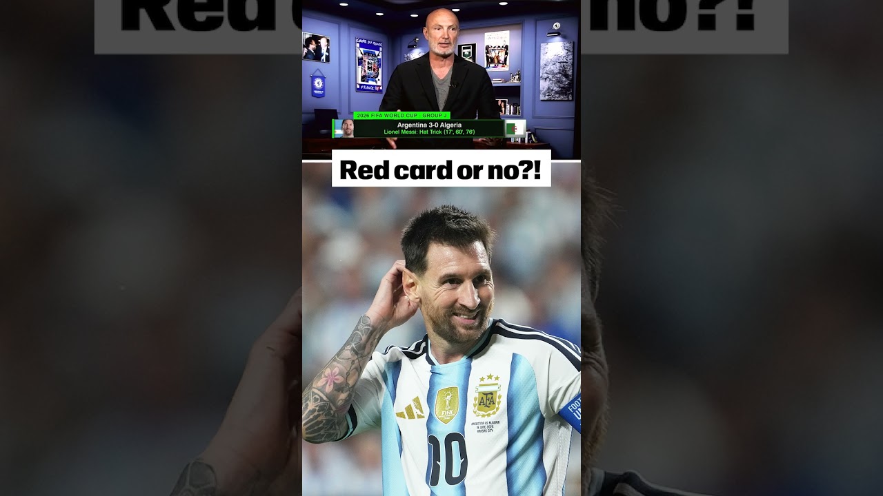 Messi's RED CARD debate