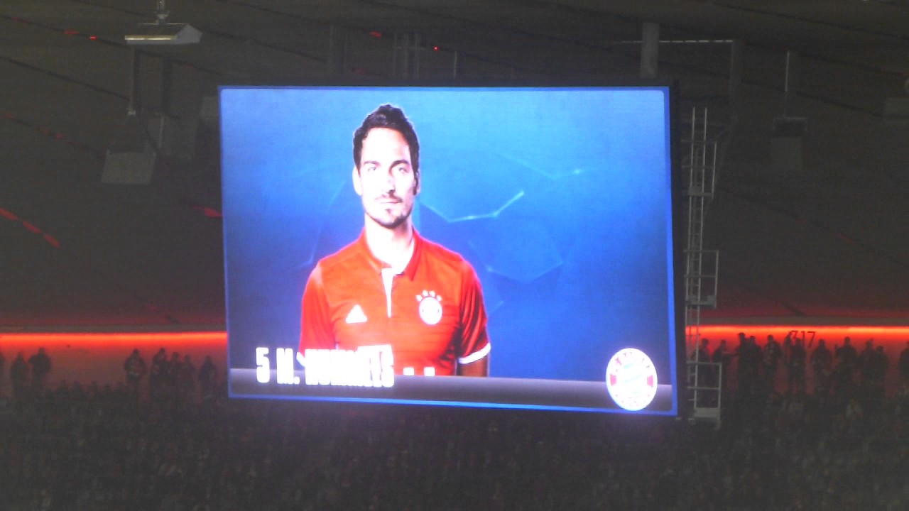 champions league, Bayern V Arsenal (15/02/2017), Bayern line up presentation | dynekTV